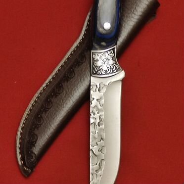 Нож, сталь углеродистая, Фултанг, ножны