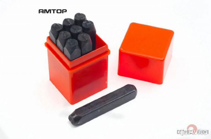 Сервис ключ 72351 Набор клейм цифры 9 пр шрифт 6мм