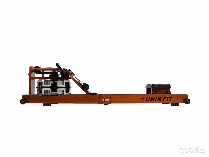 Гребной тренажер Unixfit Wood Rower Dark