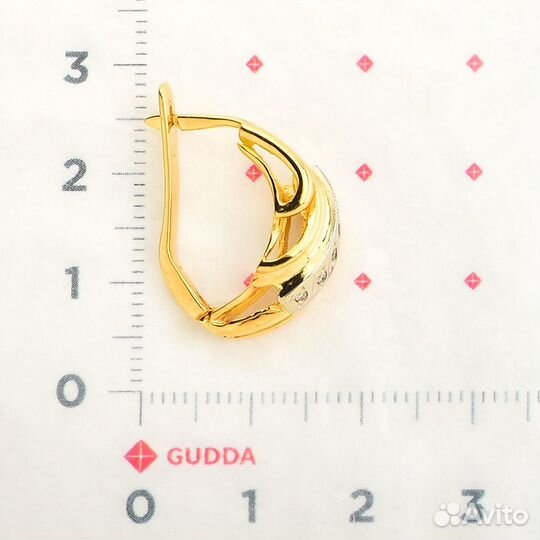 Серьги Ювелирный сплав с бриллиантами