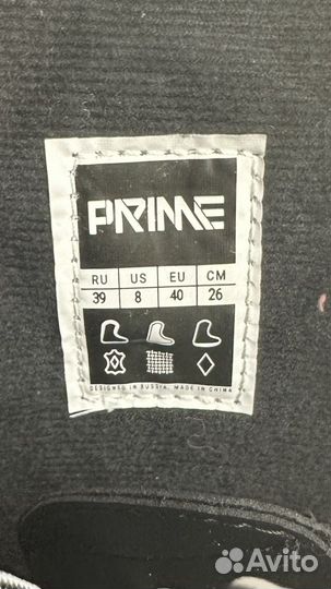 Сноубордические ботинки prime 39/40