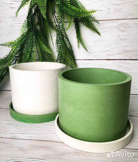 Горшок для цветов бетон