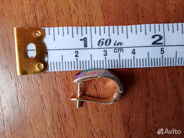 Серьги серебро/позолота