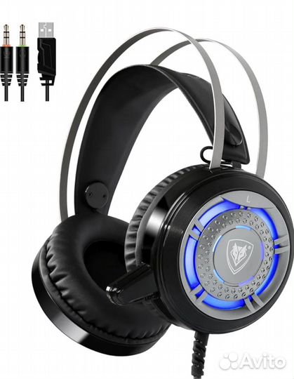 Игровые наушники с микрофоном nubwo N1