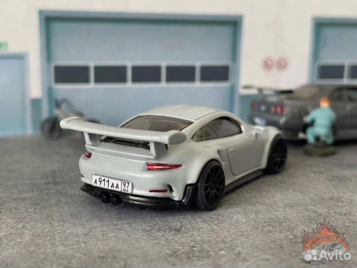Hot wheels Porsche 911 GT3 RS custom кастом