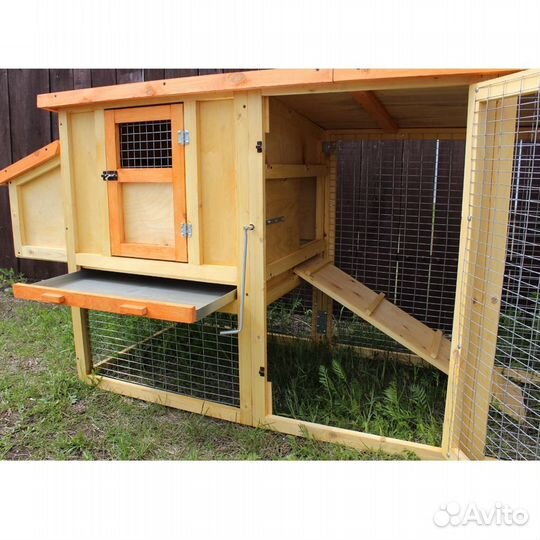 Курятник летний №2 с удлиненным выгулом