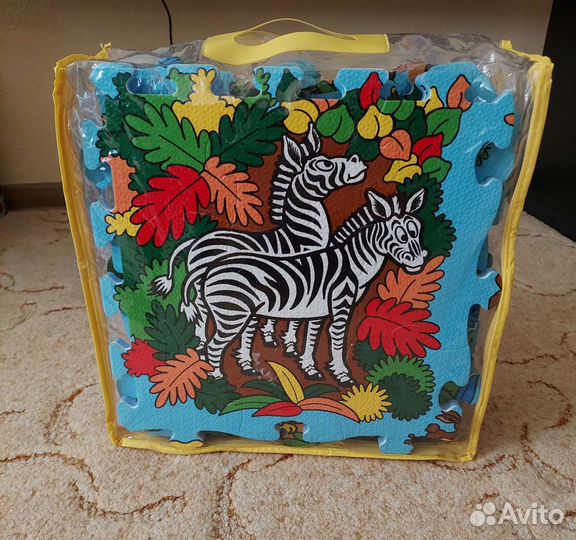 Мягкий коврик-пазл