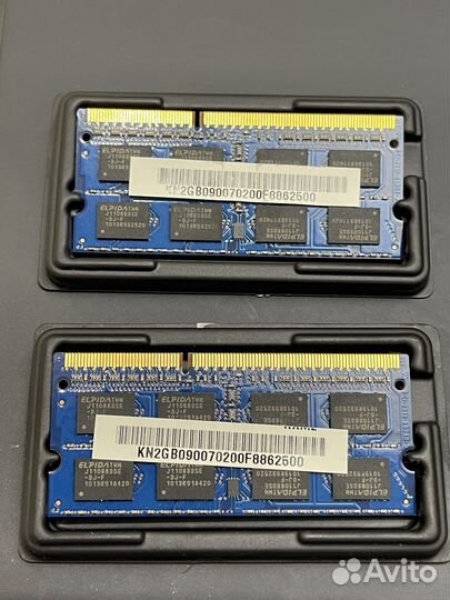 Оперативная память sodimm DDR 3 1333 для ноутбука