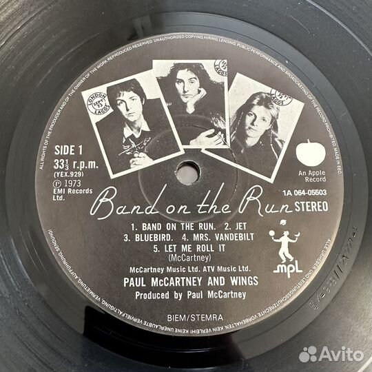 Paul McCartney and Wings - Band on the Run EEC