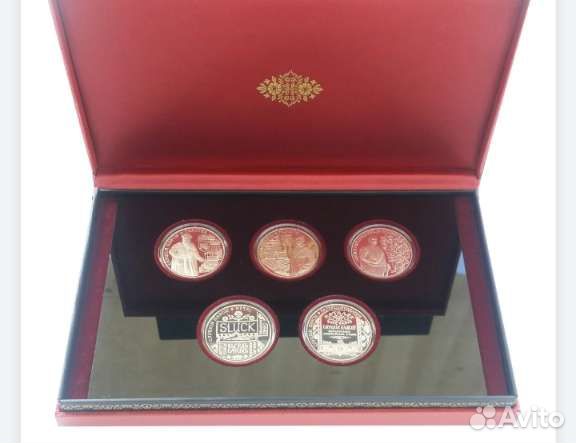 Набор монет Слуцкие Пояса - Беларусь 5 монет