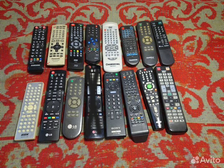 Пульты для видео,телевизоров и другой быт. техники
