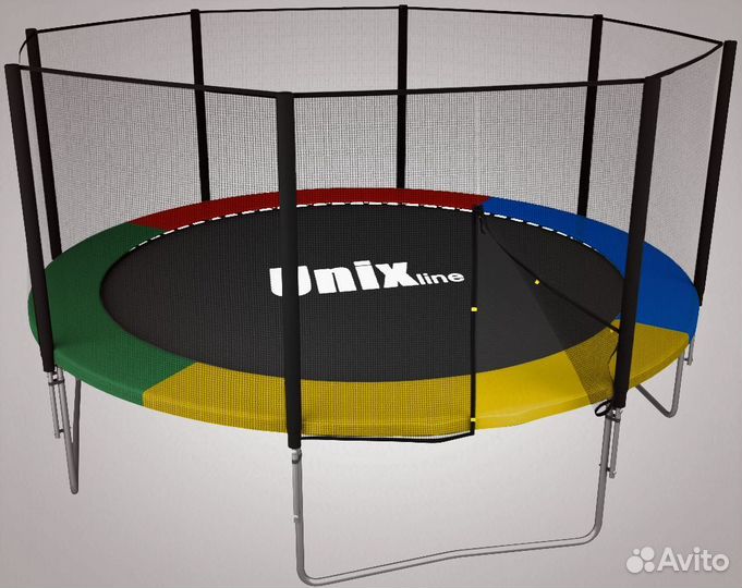 Батут unix line Simple 12 ft Color (outside)