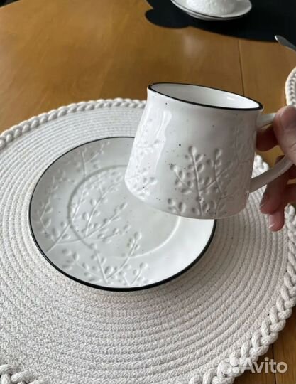 Чашка с блюдцем