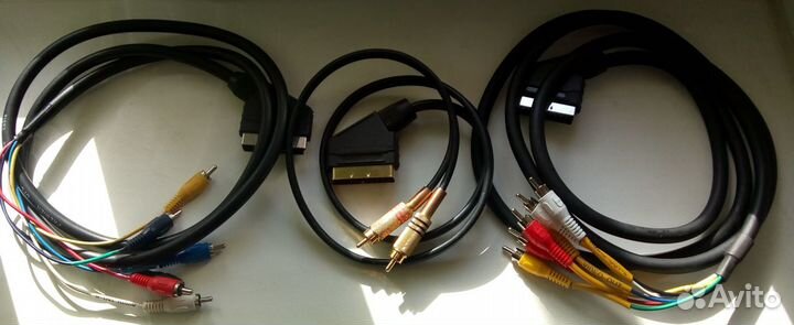 Кабели scart и аудио/видео