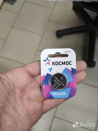 Батарейка космос CR2430