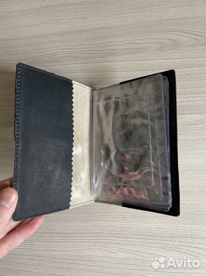 Обложка для автодокументов натуральная кожа