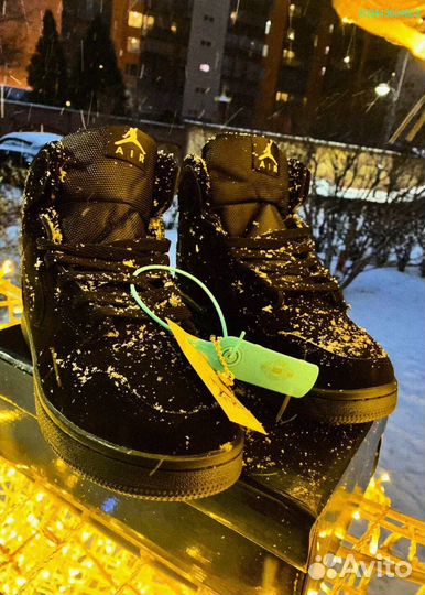 Кроссовки Nike Air Jordan тёплые (Арт.72226)