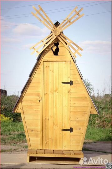Дачный туалет с установкой SKU001