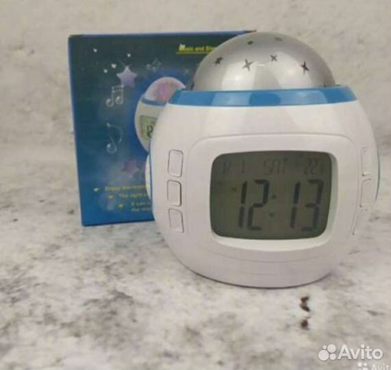 Часы ночник будильник