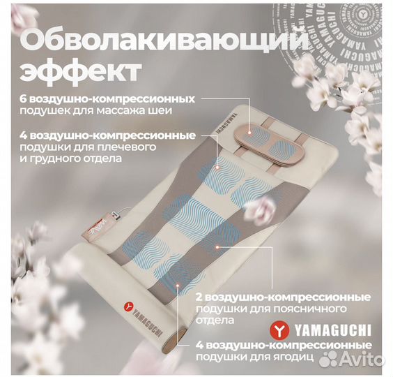 Массажный матрас yamaguchi Axiom Wave PRO