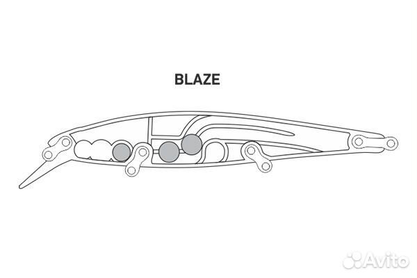 Воблер LureMax blaze 115SP MR-065 17 г