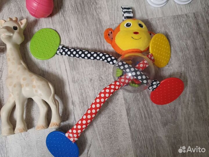 Грызунки погремушки tiny love, infantino, sassy