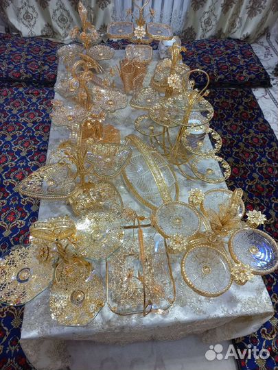 Ваза хрустальная конфеты