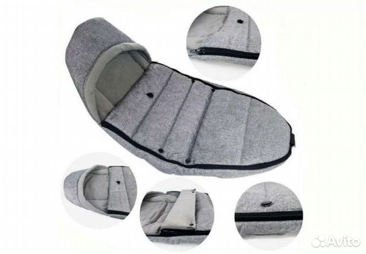 Утепленный конверт-кокон