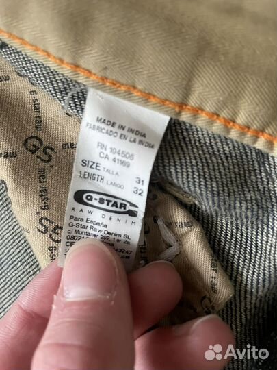 Джинсы g star