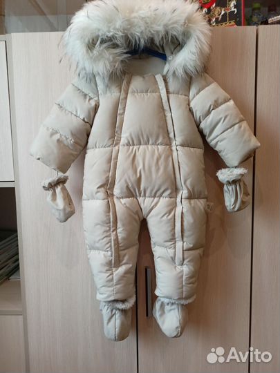 Зимний комбинезон для девочки 74 80