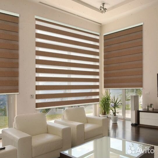 Рулонные шторы с замером и монтажом