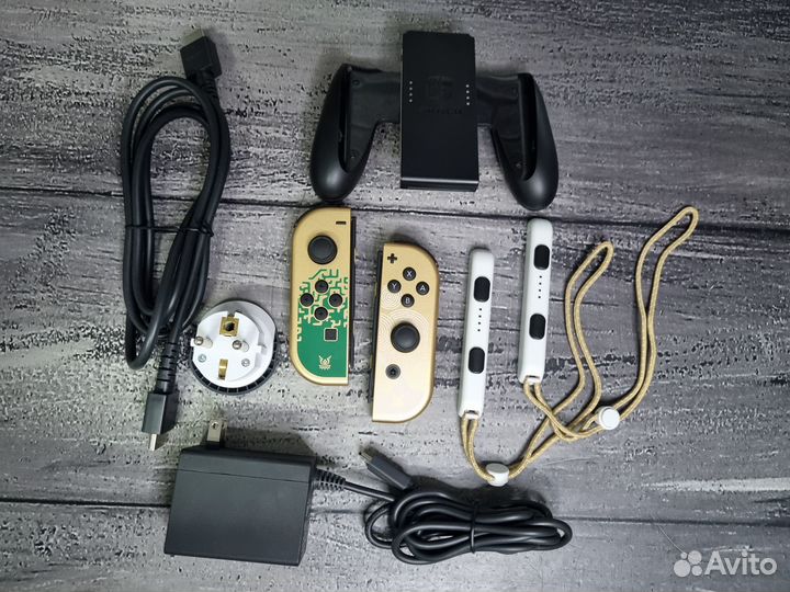 Новый прошитый Switch Oled Zelda Edition 320Гб