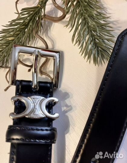 Ремень женский celine кожаный