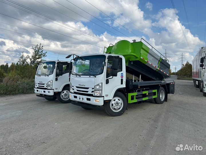 Комбинированный илосос isuzu ELF каналопромывка