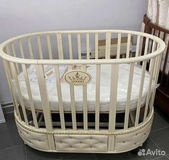 Детская кроватка круглая