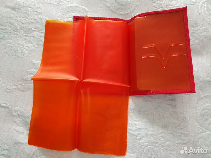 Новый кожаный бумажник водителя