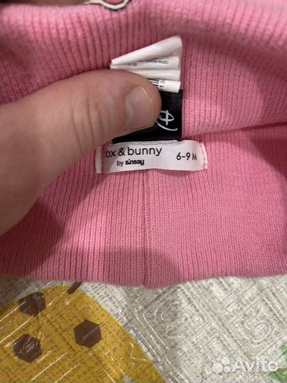 Шапка детская sinsay 6-9 месяцев