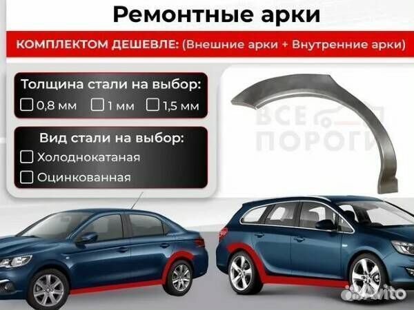 Ремонтные арки Ford Taurus 3