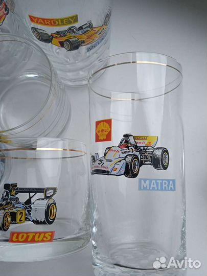 Стаканы из чешского богемского стекла