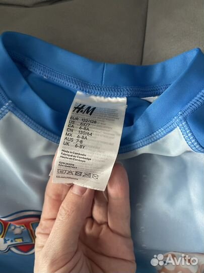 Плавательный комтюм upf 50 H&M 122-128