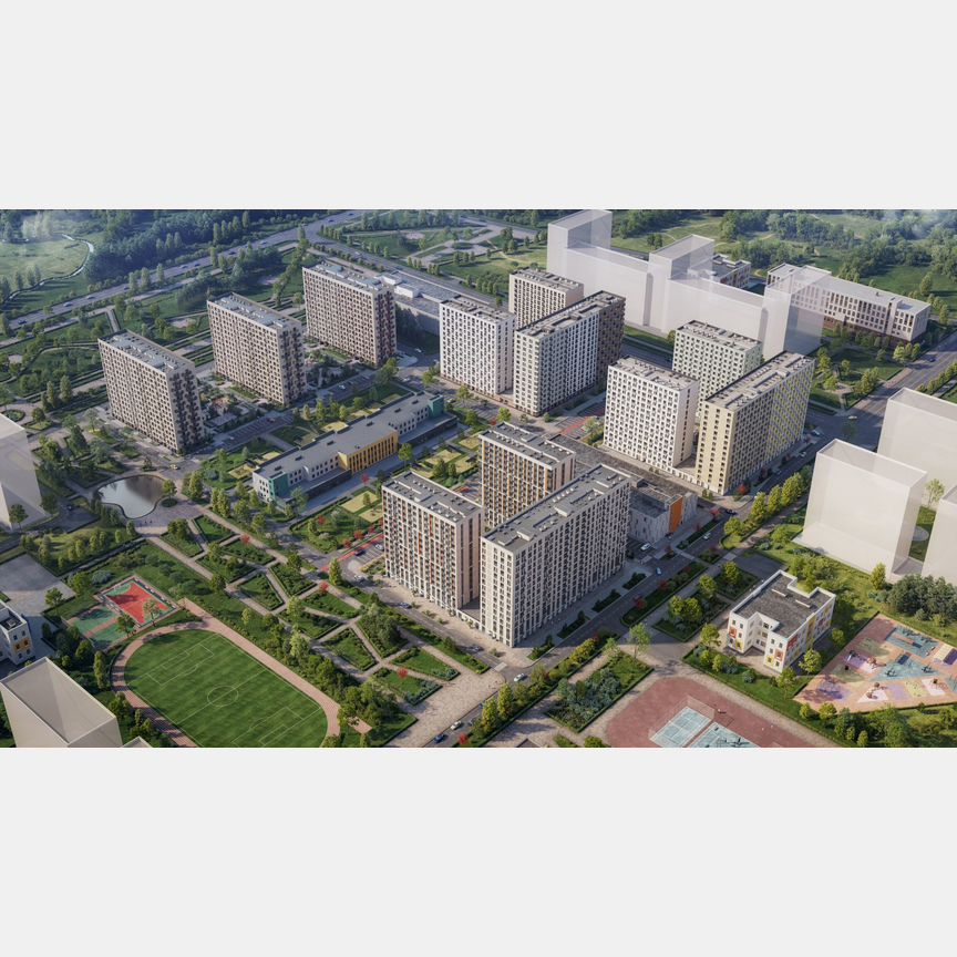 3-к. квартира, 71,1 м², 6/15 эт.