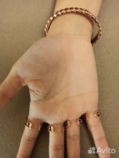 Талисман Тигра из Леди Баг, браслет с кольцами