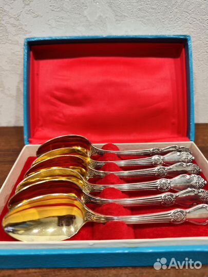 Ложки Серебряная роза 6 шт.мельхиор