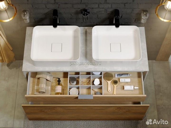 Aqwella Mobi MOB0112DB Подвесная тумба под раковину 120