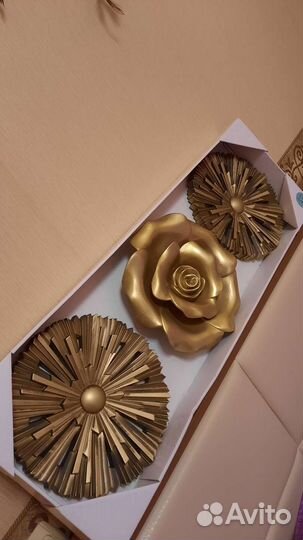 Интерьерные зеркала декор цветы на стену