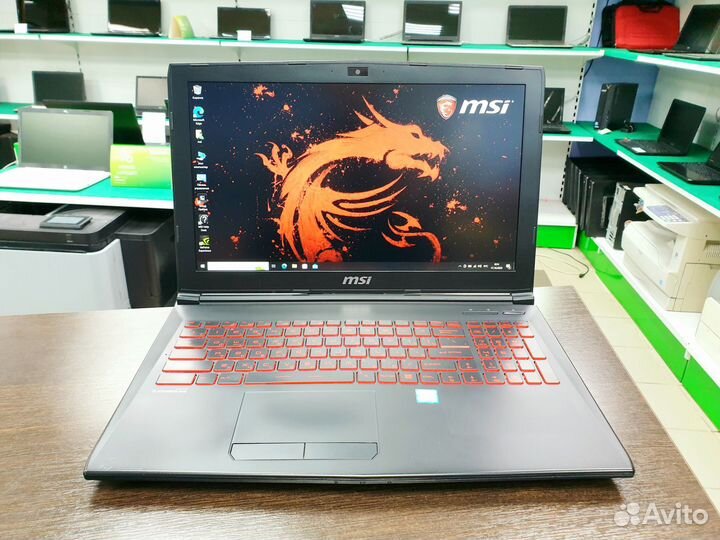 Игровой ноутбук msi в отличном