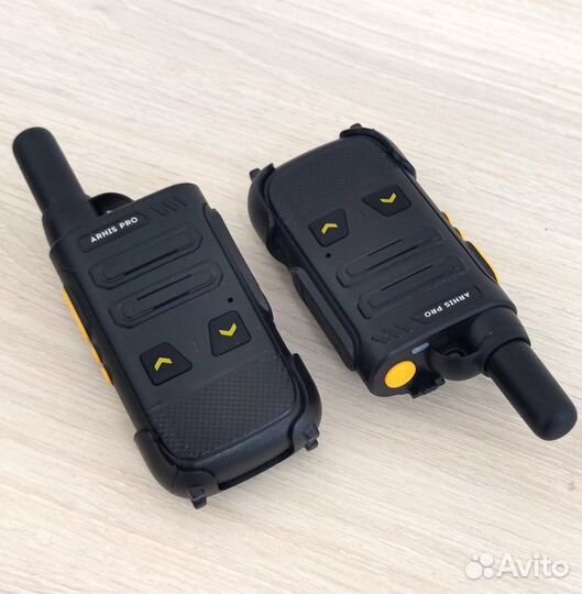 Легкая рация с наушником, комплект 2 штуки