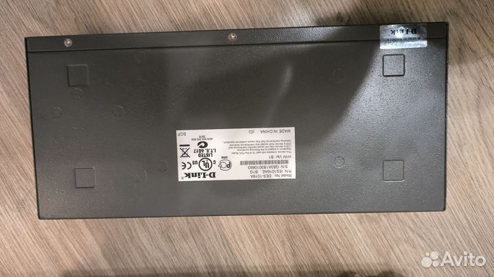 Коммутатор D-link des-1016A