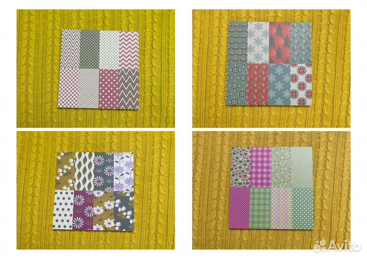 Набор бумаги для скрапбукинга, 24 листа