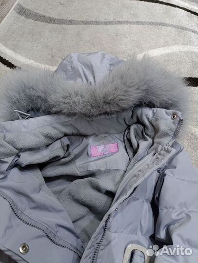 Пуховик зимний на девочку 134